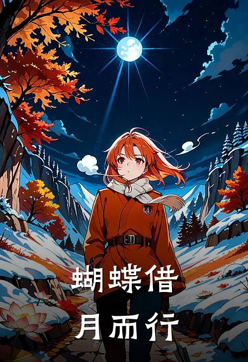 蝴蝶借月而行