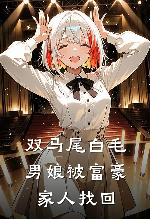 双马尾白毛男娘被富豪家人找回